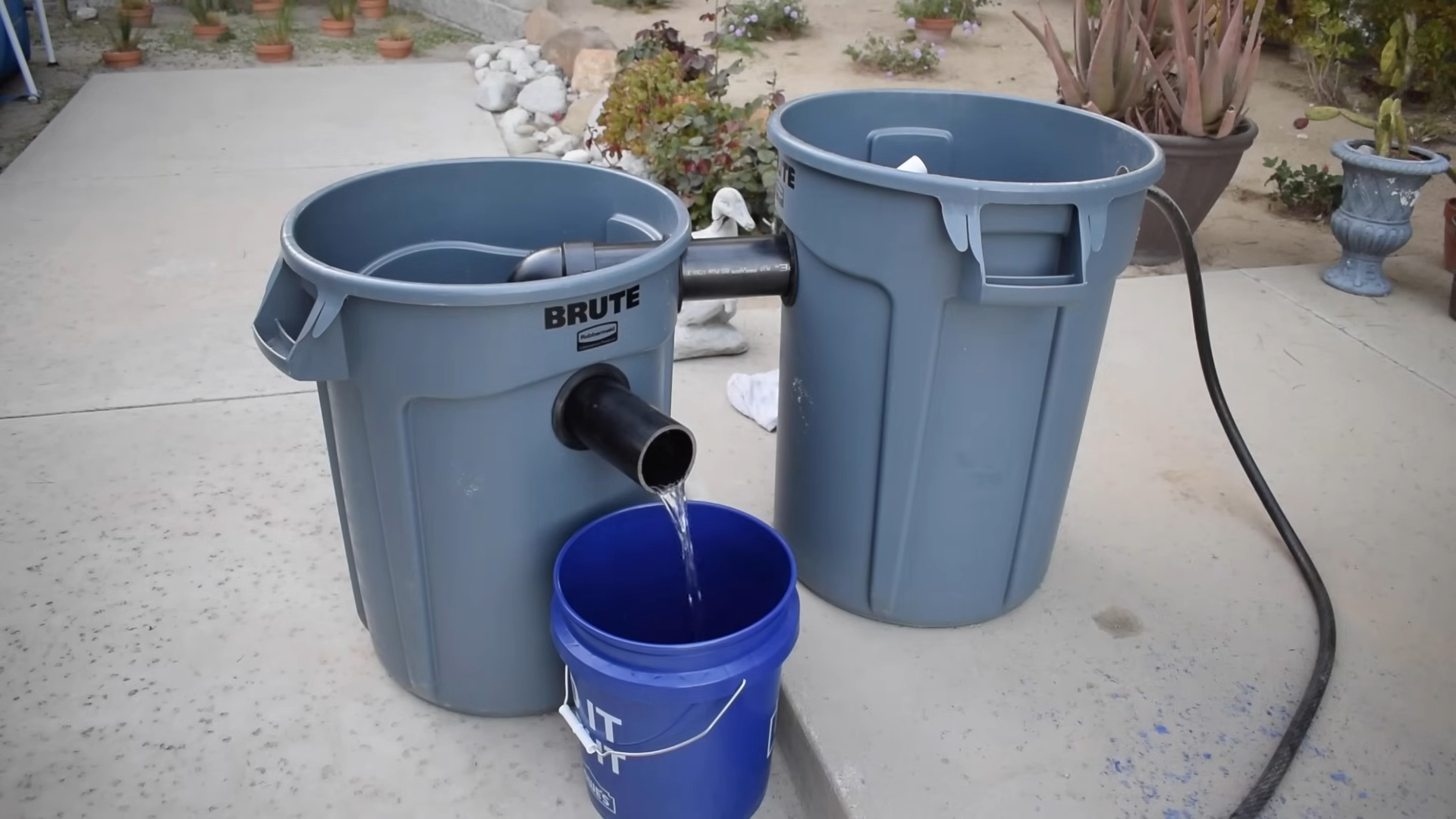 Low-cost DIY double-barrel pond filter: Hand-in-hand guide to create a clear fish pond