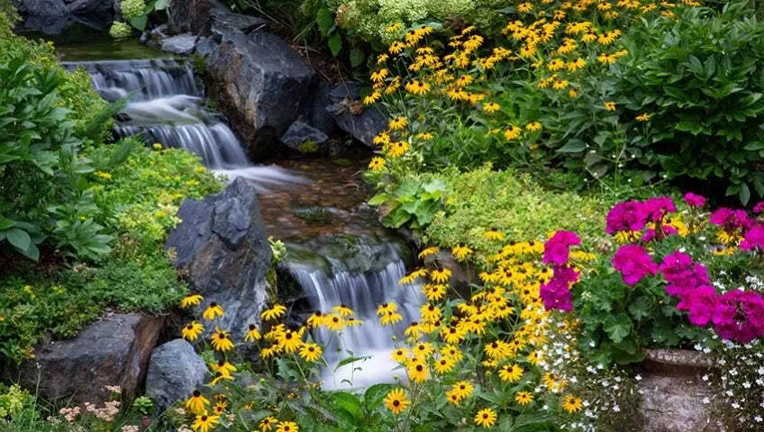 Titelbild Wasserfall Pflanzen 2