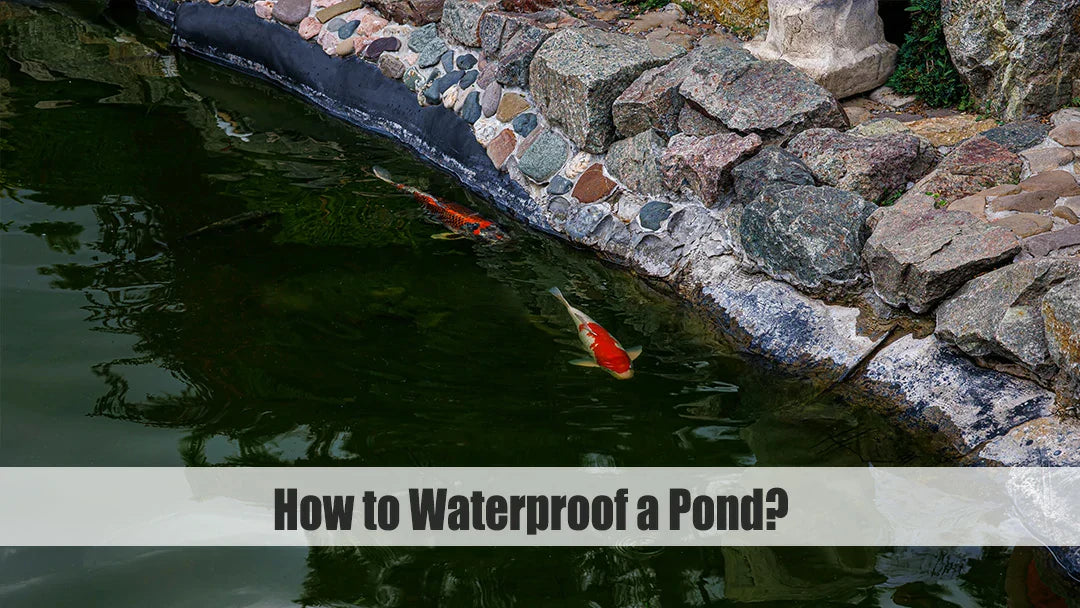 how to waterproof pond liner