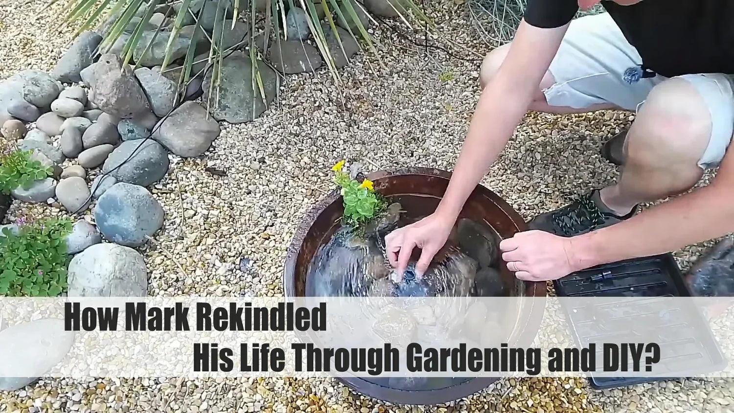mark rekindled his life through gardening and diy