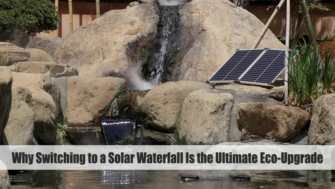 solar waterfall kit ultimate eco-upgrade