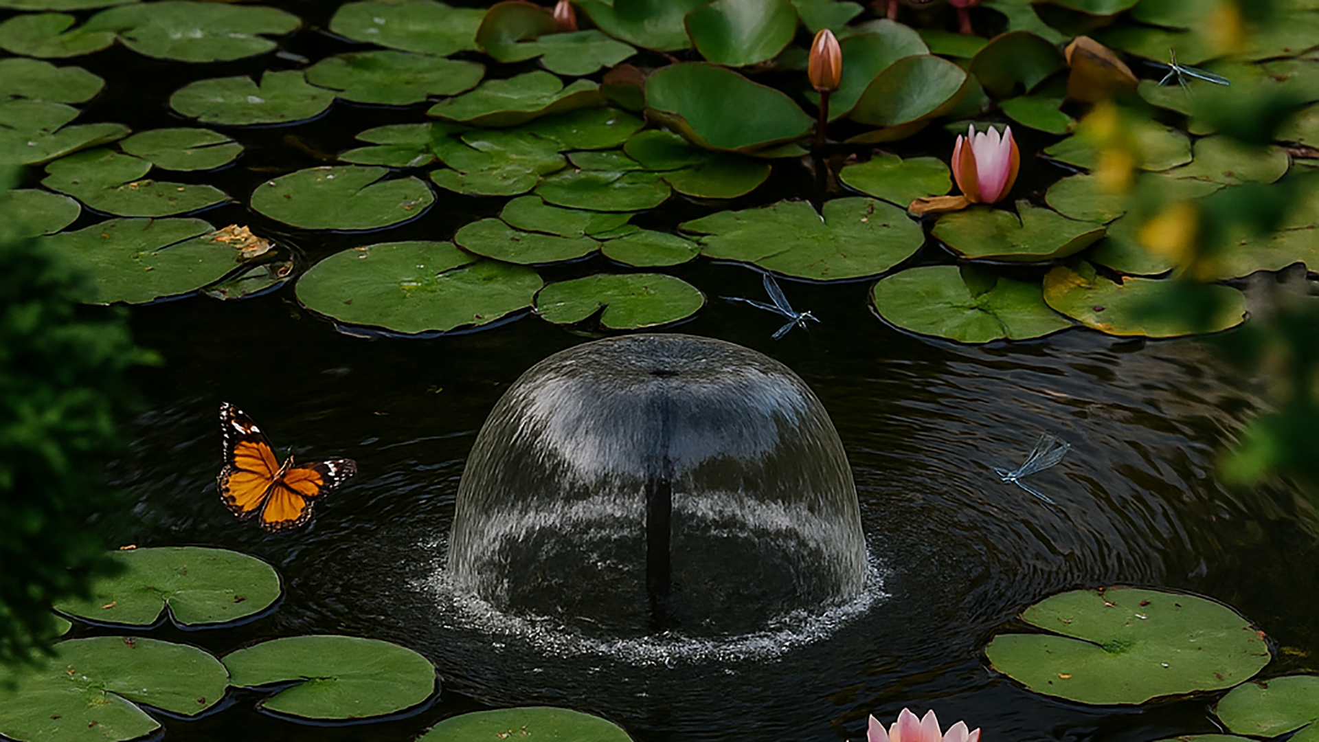 wildlife friendly garden pond design style