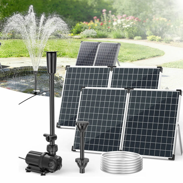 120W Solar-Springbrunnenpumpe, 6000 l/h für Gartenteiche, Wassergarten