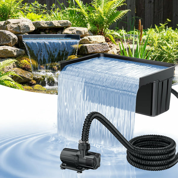 Wasserfall Teich 60cm Überlauf für große Gartenteich-Wasserspiele