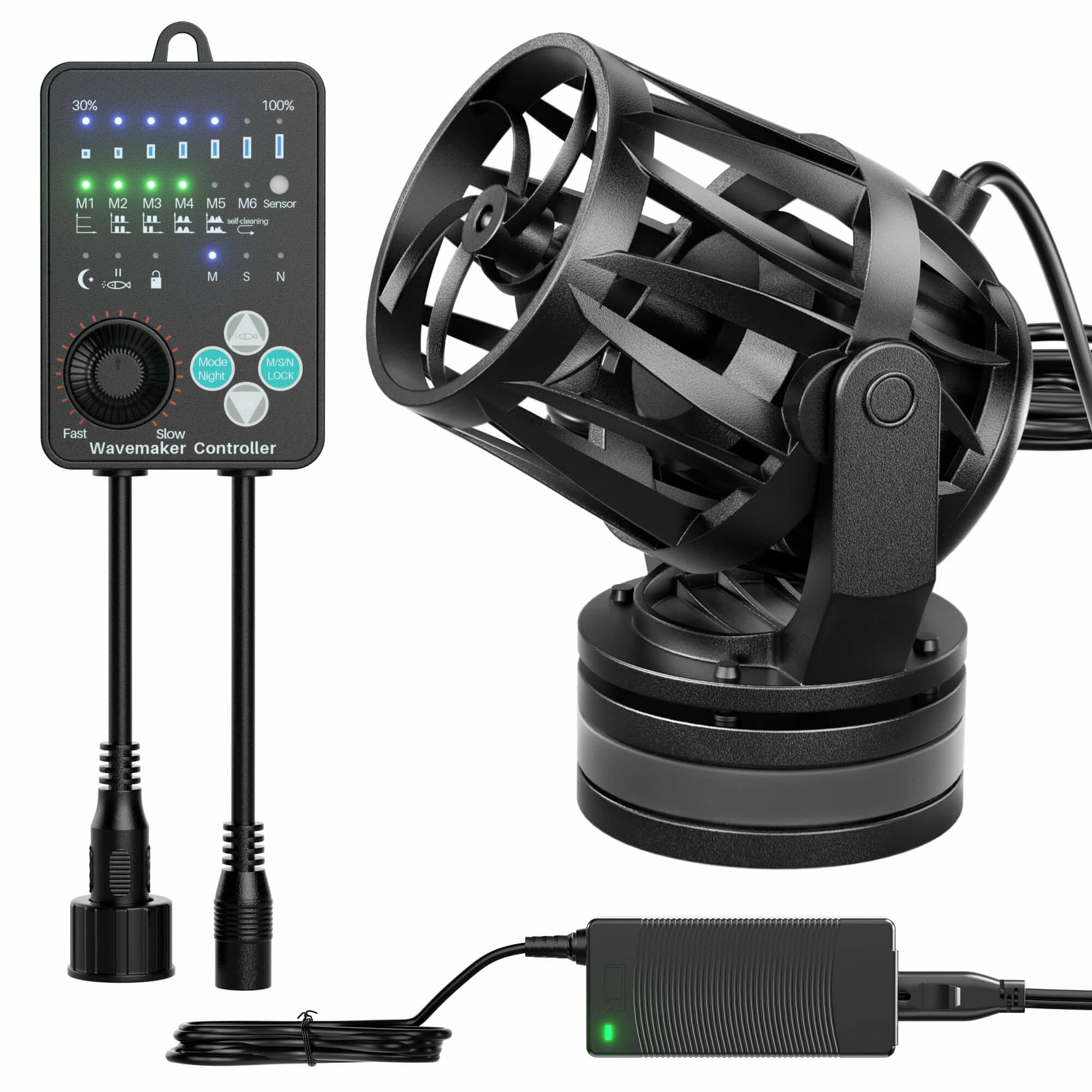 50W 4800GPH Aquarium Wavemaker Circulation Pump with Controller