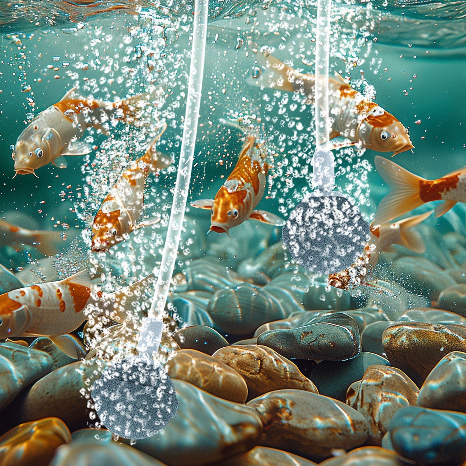 Poposoap Teichbelüfter – 15-W-Solar-Sauerstoffpumpe für Fischteiche im Freien