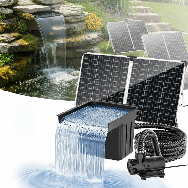 120W Solar-Wasserfallpumpen-Set