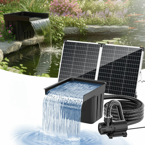 100W Solar-Wasserfallpumpen-Set