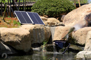 Connect to a solar power panel or an outdoor socket.