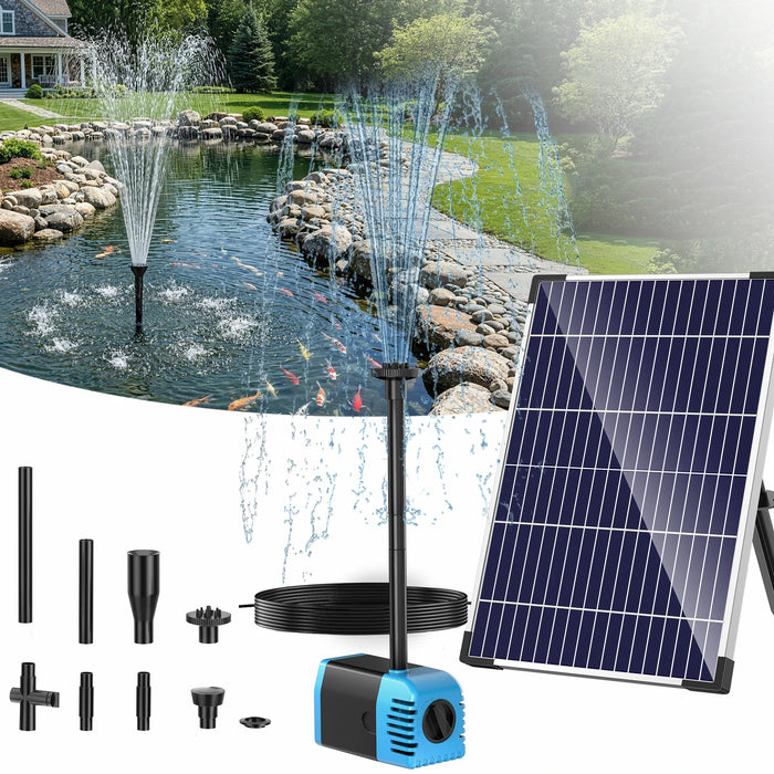 12W 160GPH Solar-Springbrunnenpumpe