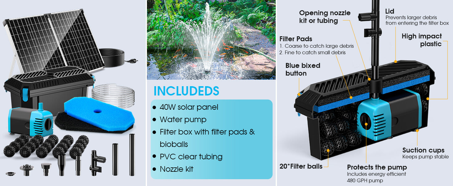 Built-In Multi-Layer Filtration for Cleaner Water