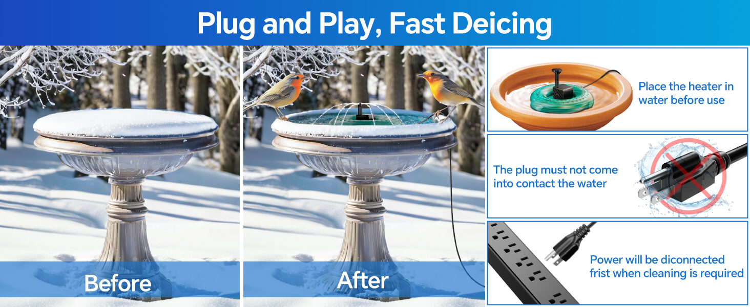 Plug & Play Design for Fast and Safe De-icing