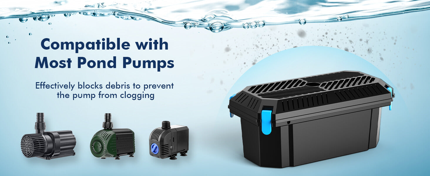 Blocks Debris Without Restricting Water Flow