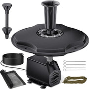 Schwimmender Springbrunnen, 45 W, 660 GPH, mit LED-Leuchten