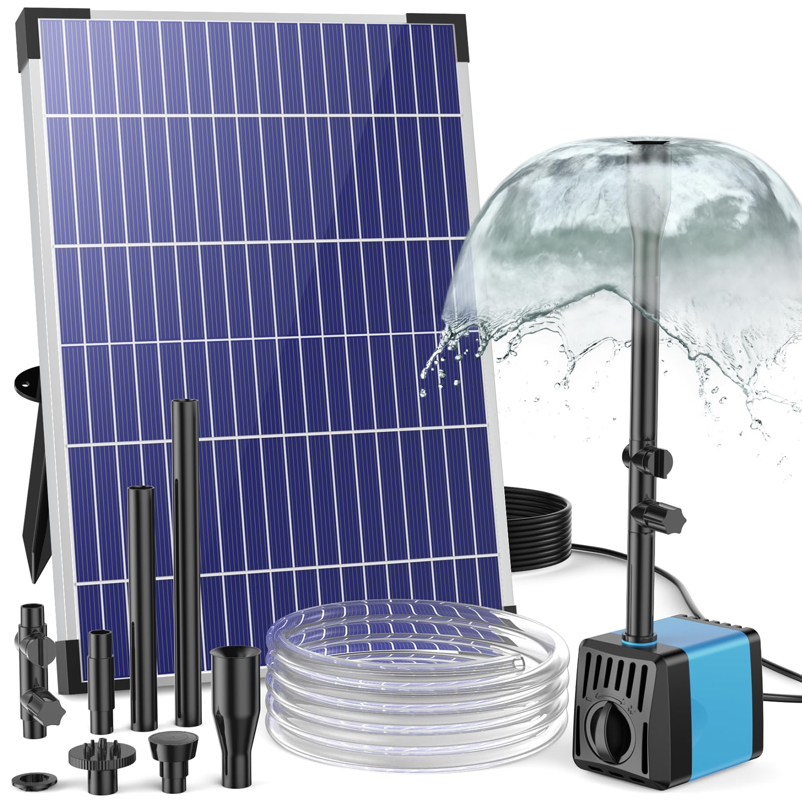 10W 120GPH Solar-Springbrunnenpumpe