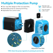 12W 160GPH Solar-Springbrunnenpumpe