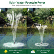 20 W 320 GPH Solar-Springbrunnenpumpe (Grün)