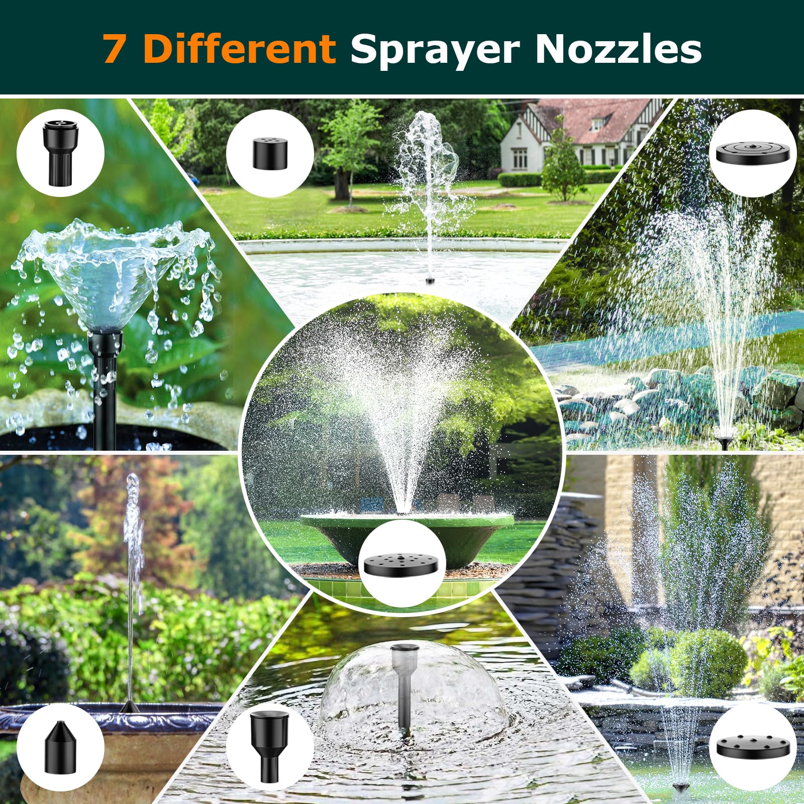 45W 340GPH Solar-Wasserbrunnenpumpe