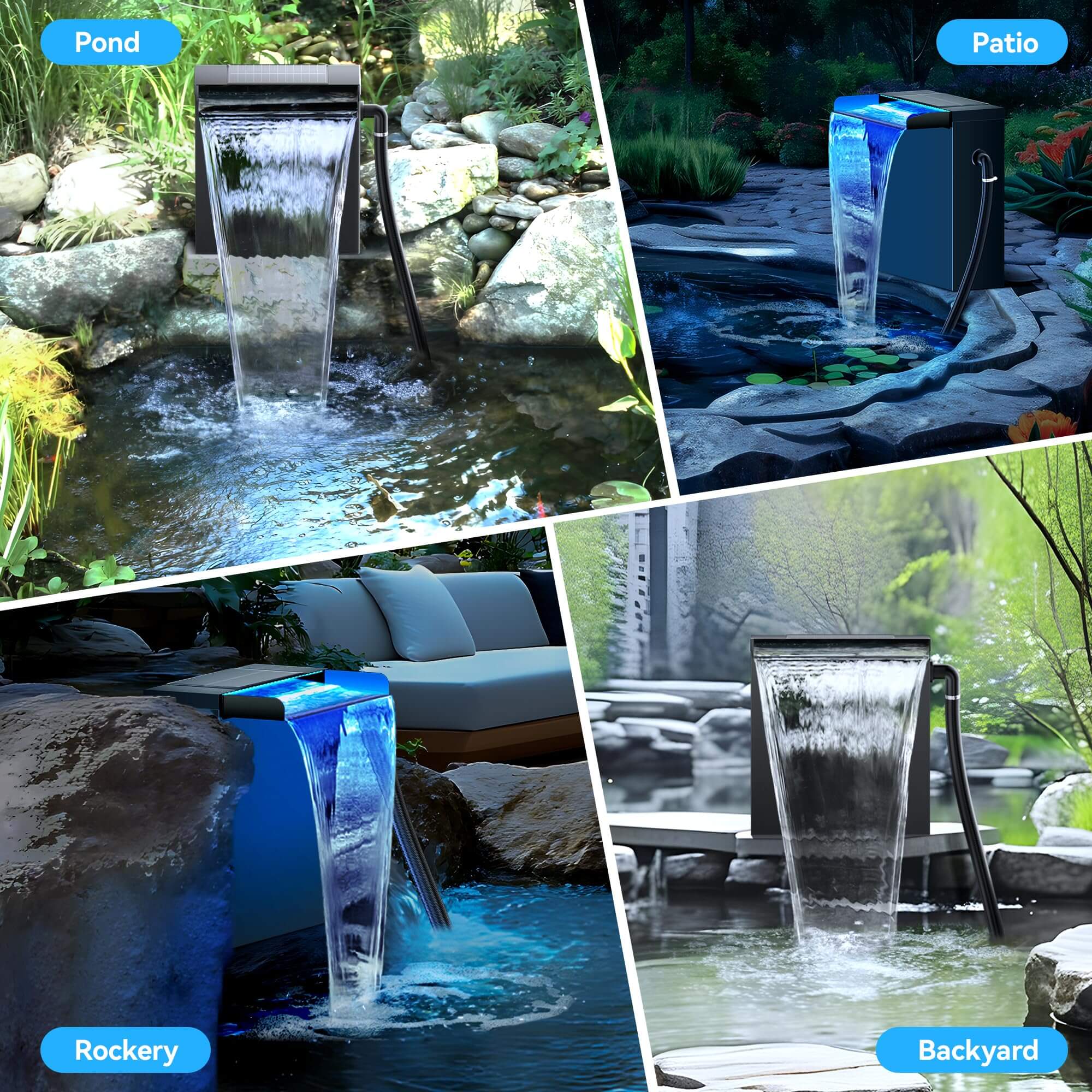 koi pond waterfall kit,pond pump waterfall kit,pond pump and waterfall kit