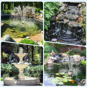 70-W-Solar-Teichfilter- und Springbrunnen-Set – 580 GPH
