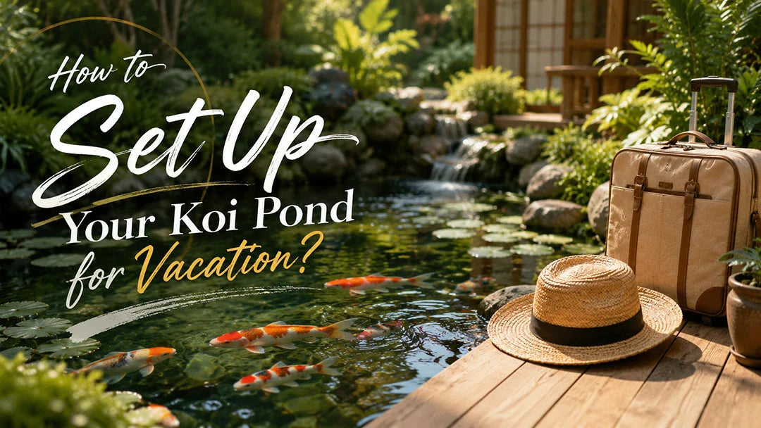 How to Set Up Your Koi Pond for Vacation