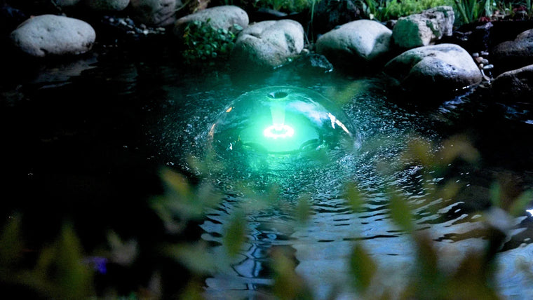 Ist ein schwimmender Springbrunnen das Richtige für Ihren Teich?