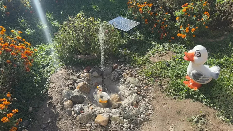 So bauen Sie einen Springbrunnen, der keinen Strom verbraucht
