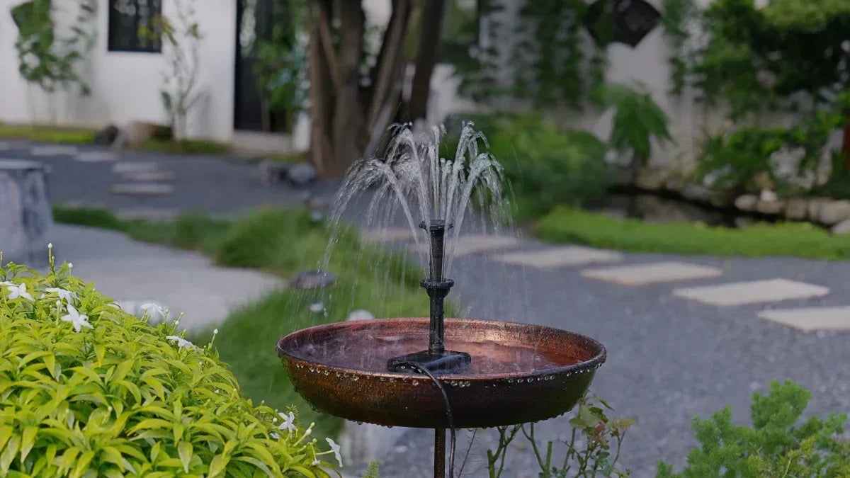 Wie man einen Solarbrunnen auf einem Balkon installiert