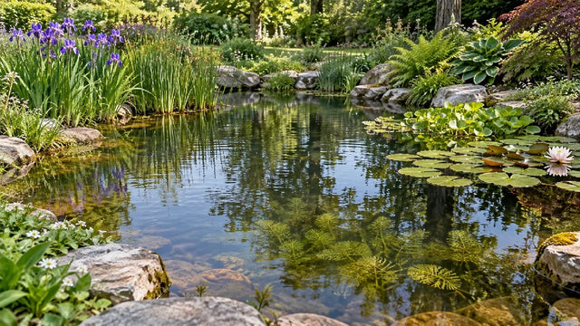 Reinigen Teichpflanzen das Wasser?