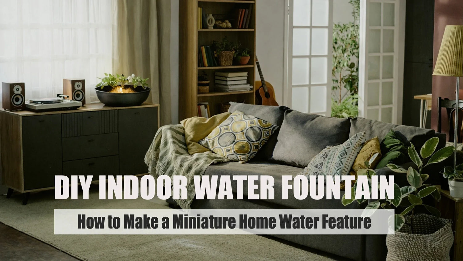 diy indoor water fountain