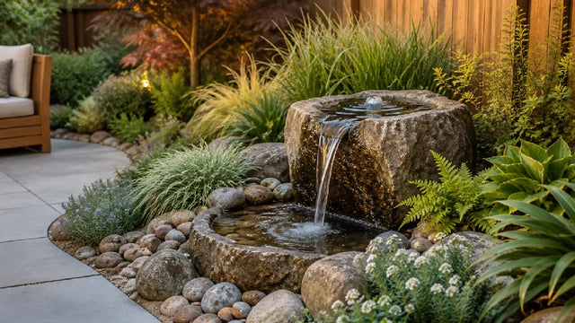 Wie Sie Steinbrunnen in Ihre Gartengestaltung integrieren