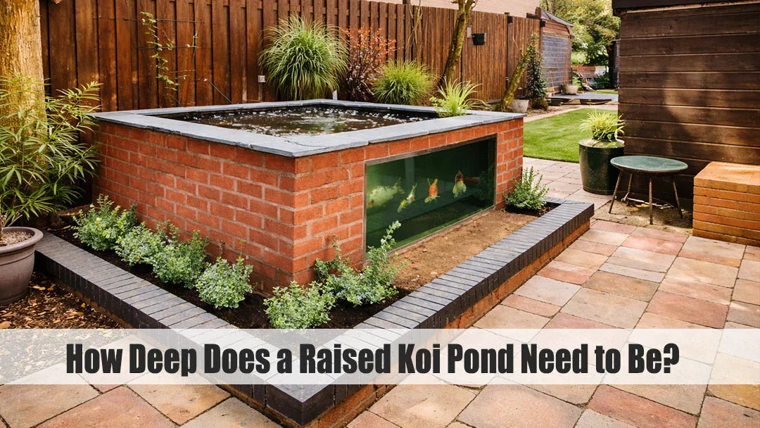 raised koi pond