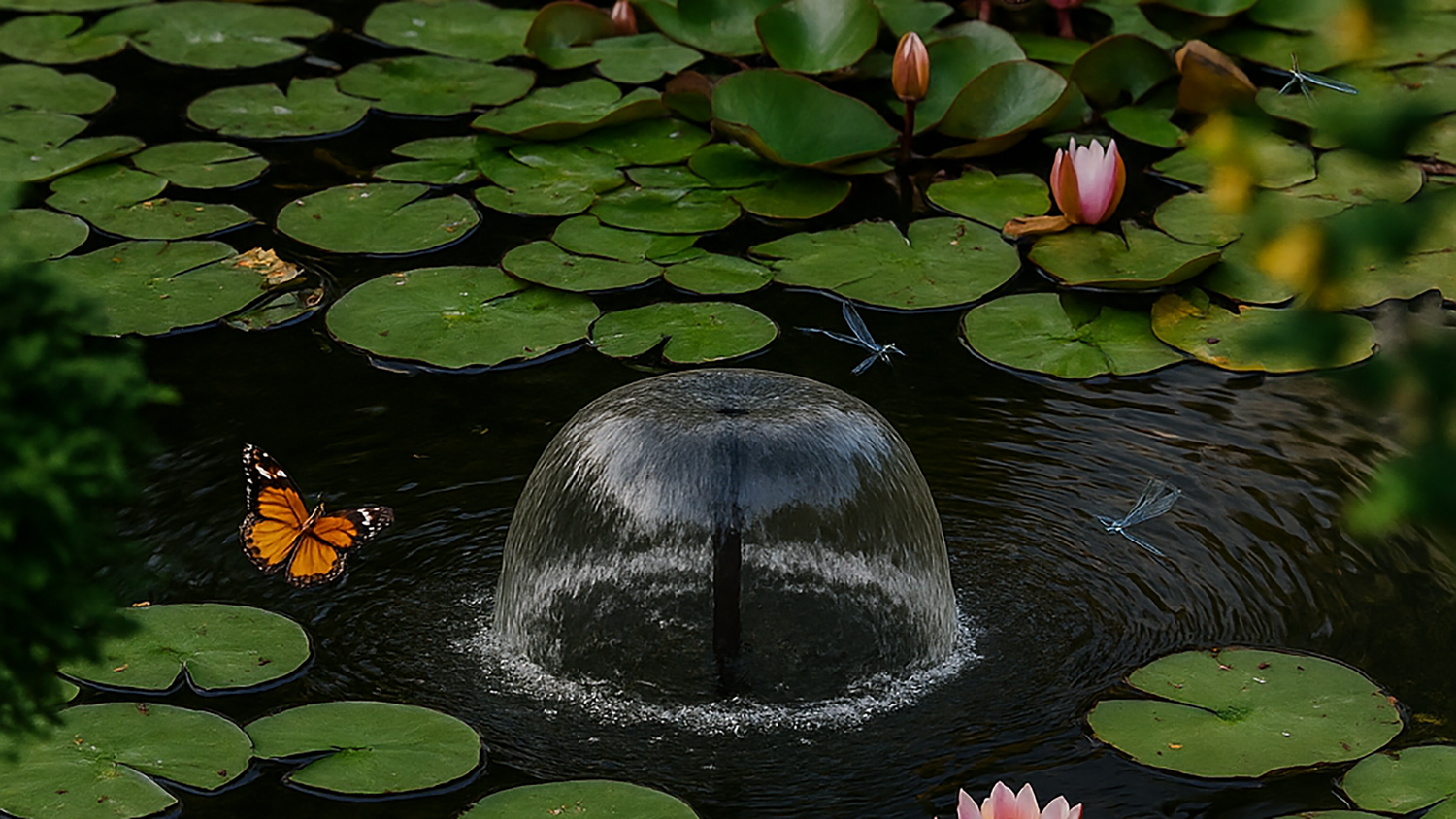 wildlife friendly garden pond design style