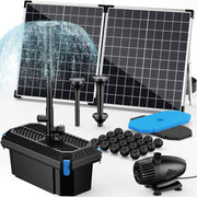 55 W Solar-Teichfilter- und Springbrunnen-Set – 580 GPH 