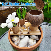 6W Solar Water Fountain Pump - 60GPH, 5 Various Nozzles For DIY Water Features