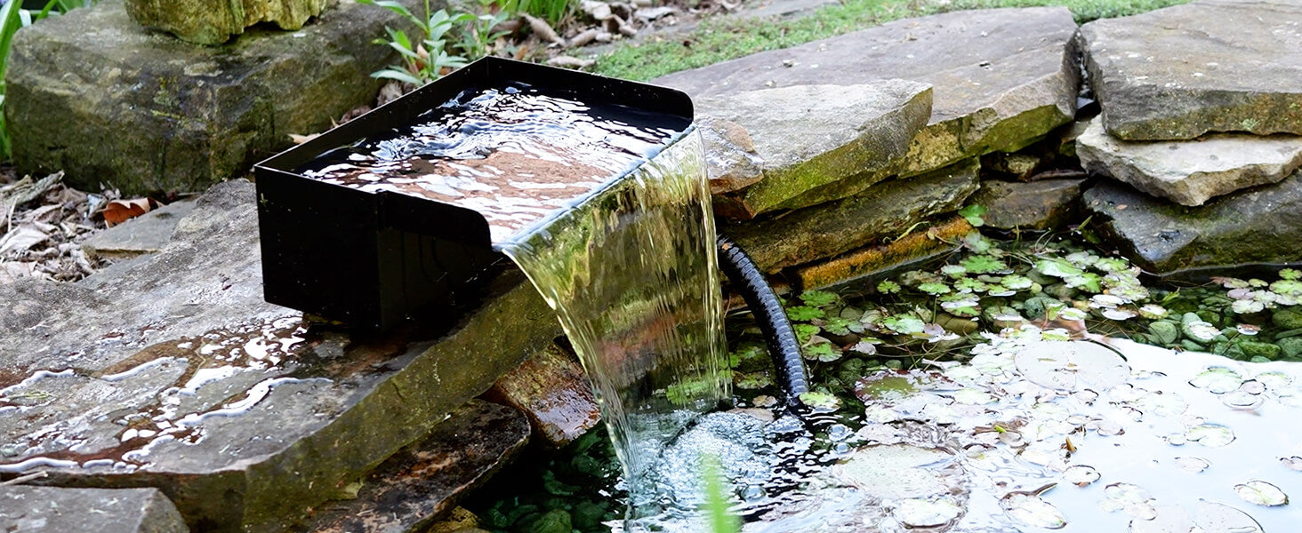 Complete Pond Waterfall Kit with Pump and Filter System