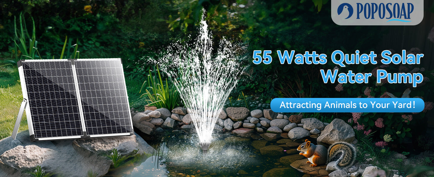 55W Solar Water Fountain Pump