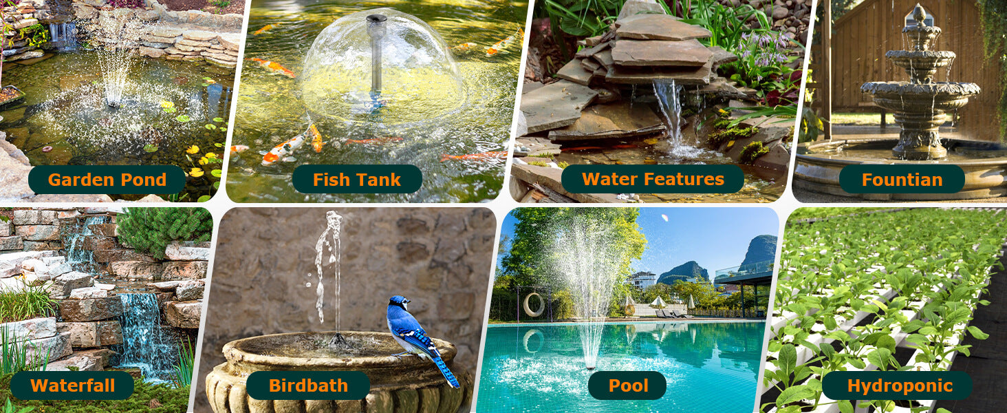 Perfect for Multiple Water Features