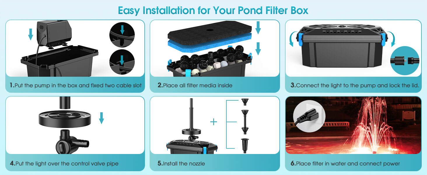 Quick & Easy Installation – Set Up Your Pond Filter in Minutes