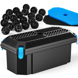 Filterbox mit 2 Filterpads und 20 Filterbällen