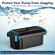 Filterbox mit 2 Filterpads und 20 Filterbällen