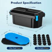 Filterbox mit 2 Filterpads und 20 Filterbällen