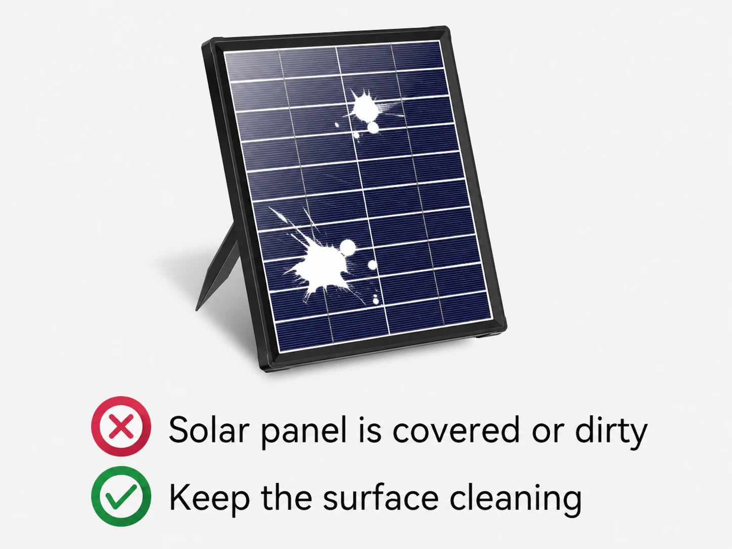 Keep the surface cleaning
