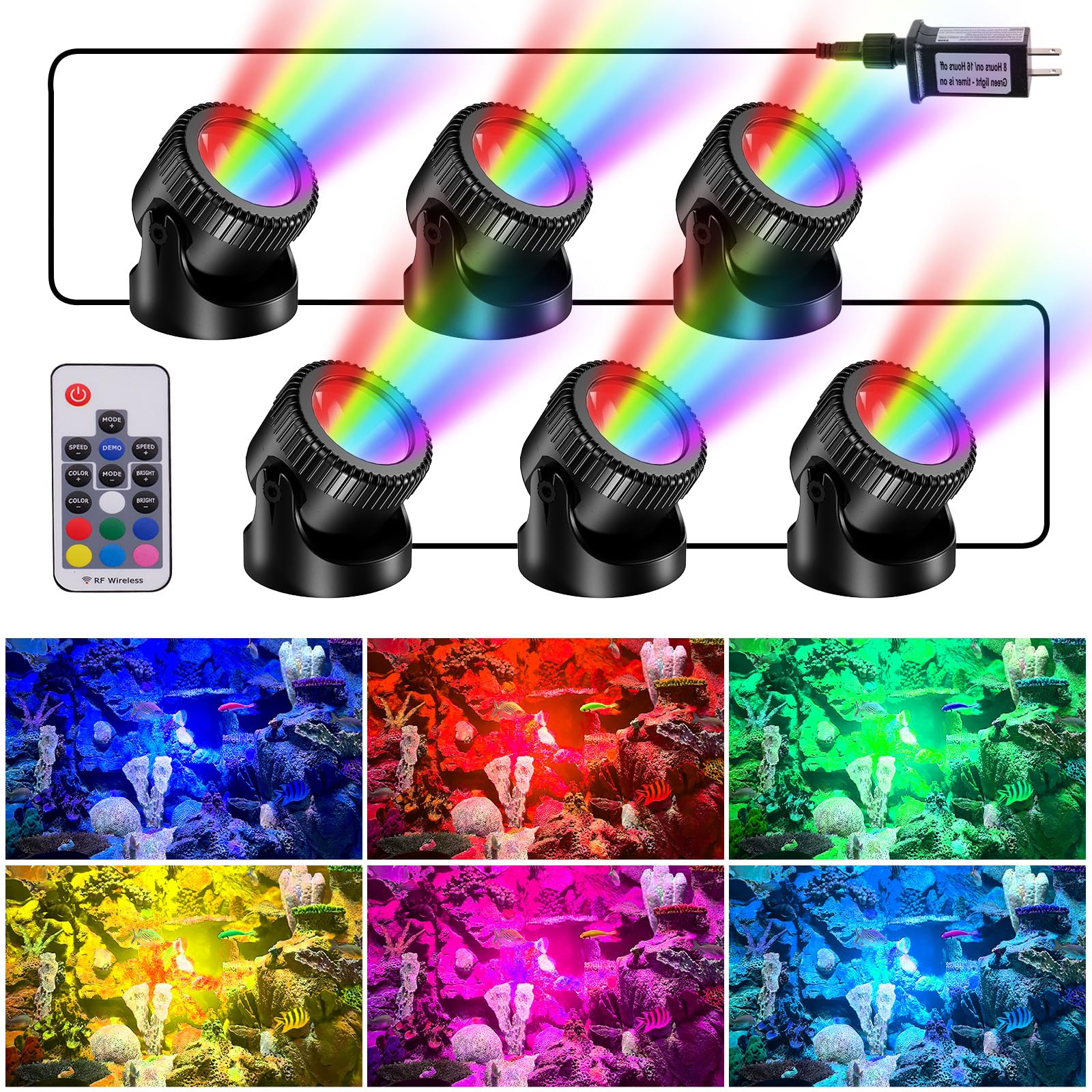 3,5 m² Teich-Set | 3-in-1-Filter, Wasserfall und Beleuchtung