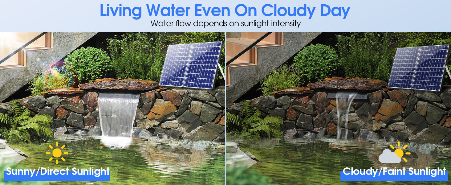 Purchase a complete set of equipment, including stainless steel waterfall bucket, submersible pump, customized water hose, strainer and all the necessary installation accessories, no additional purchases, so you can save time and effort!