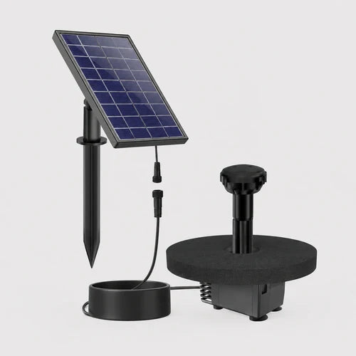 Schritt 4: Verbinden Sie das Solarpanel mit der Pumpe.