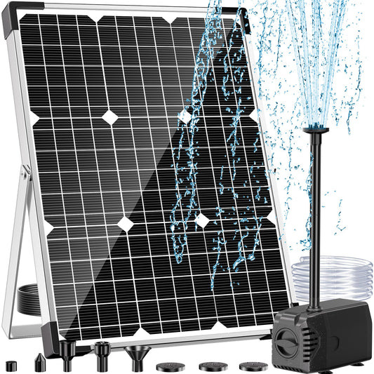 45W 450GPH Solar-Springbrunnenpumpe 