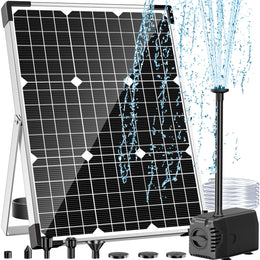 45W 450GPH Solar-Springbrunnenpumpe 