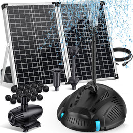 70-W-Solar-Teichfilter- und Springbrunnen-Set – 580 GPH 