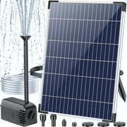 12 W Solar-Springbrunnenpumpe – 160 GPH, schwarze Pumpe